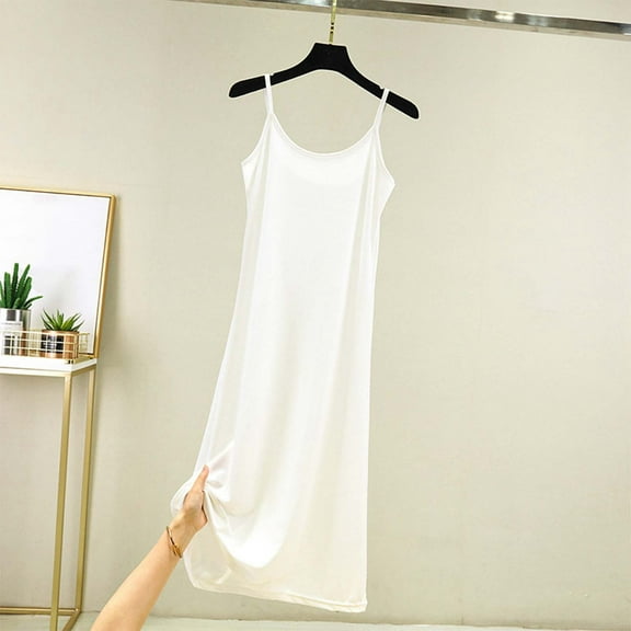 Women's Solid Color Inside With A Base Large Size Petticoat Loose Nightdress (medium Length) Button down Night Gown Nightgowns for Women Soft Womens Nightgown Short Sleeve Womens Size Night Shirts