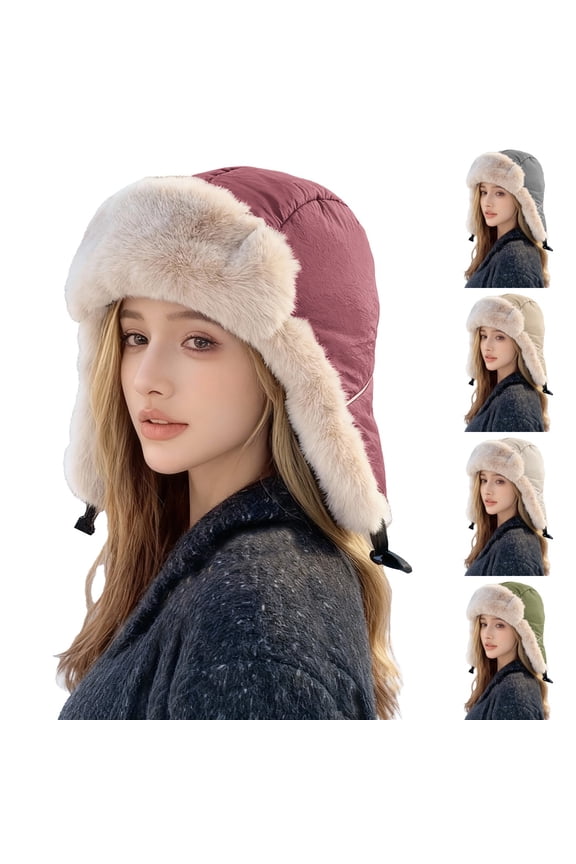 Women's Solid Color Knitted Cotton Hat for Outdoor Running Sports Warm Winter Athletic Hat
