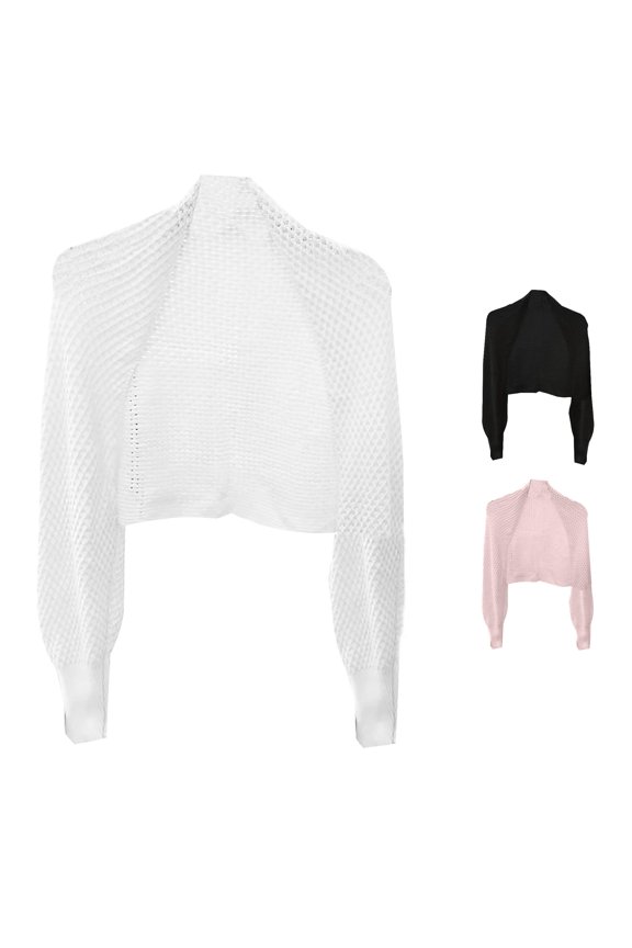 Women's Solid Color Long Sleeve Hollow Thin Shawl Fashion Loose Sunscreen Knitted Shawl Women Outerwear Formal 1920s Shawl for Women Capes for Women Jacket Dress Cardigan for Dresses Formal