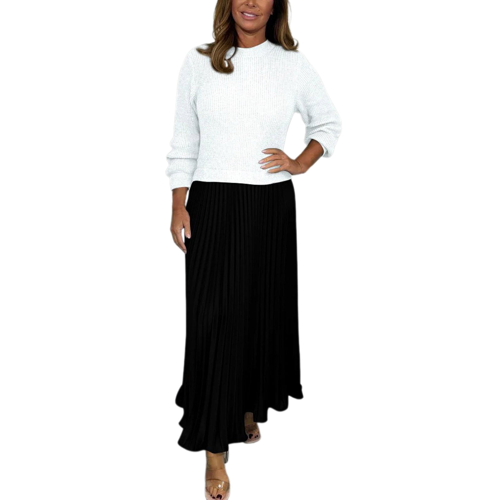 pleated bottom dress Bise Bottom Satin Pleated Dress