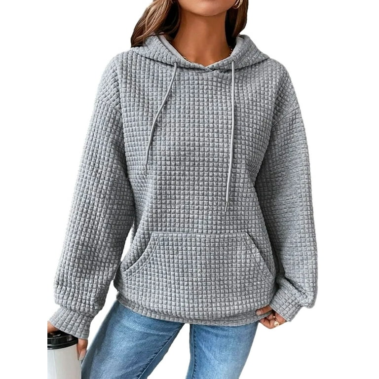 Quilted hoodie sweatshirt hot sale