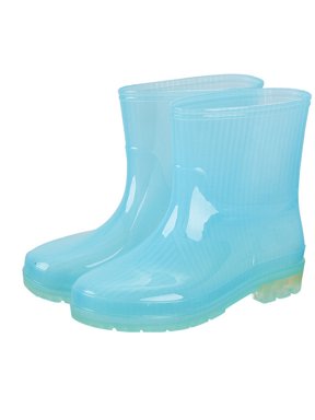 Women's Solid Color Rain Boots Slip Resistant Casual Outdoor Waterproof Footwear
