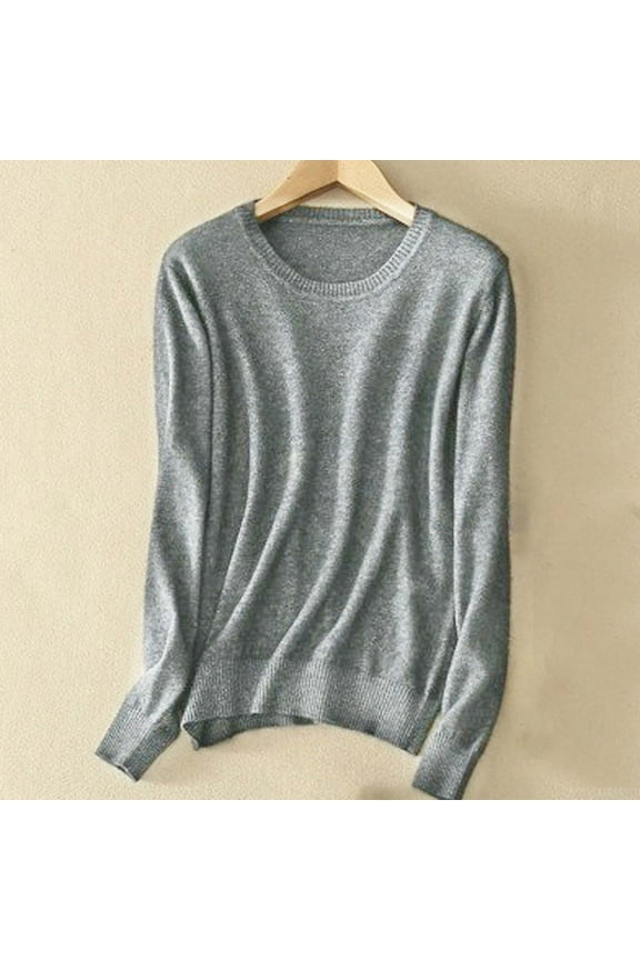 Women's Solid Color Round Neck Long Sleeve Commuting Jacket Coat Outerwear Fashion Fallow Loose Fit Lightweight Windproof Casual Work Office Autumn Winter | CSEONE,Dark Gray XL