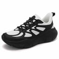 thumbnail image 1 of Women's Solid Color Running Shoes Outdoor Soft Sole Lightweight Slip On Sneakers White 42, 1 of 7