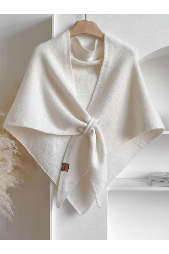 Women's Solid Color Scarf, Casual Soft Comfortable Shawl for Daily Wear, Fashion Accessories for Women & Girls, Trendy Solid Shawl