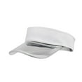 thumbnail image 1 of Women's Solid Color See-Through Visor Cap, Adjustable Sun Hat with Empty Top Design for Running, Outdoor Activities, and Summer UV Protection, Lightweight and Breathable Sporty Style White, 1 of 2