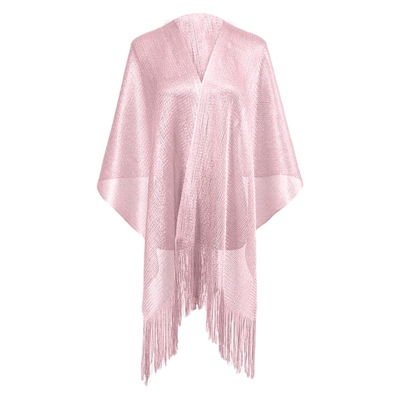 Women's Solid Color Shawl Wrap Versatile Pashmina Scarf for Evening Dresses Elegant Soft Lightweight Shoulder Cover Up Stole Light pink