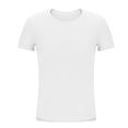thumbnail image 1 of Women's Solid Color Shirts Summer Crew Neck Short Sleeve Basic Tee Casual Loose Fit Breathable Clothes (2XL, White), 1 of 5