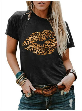 Leopard Print Shirt Short Sleeve