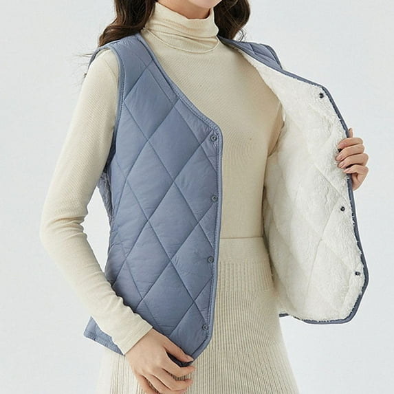 Women's Sleeveless Knit Sweater Vest Solid Color Casual Winter Comfortable Fashion Outerwear Jacket Chunky Knit Wear