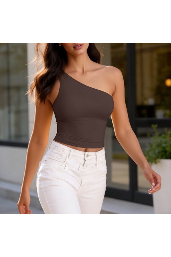 Women’s Solid Color Summer Casual Tube Strapless Blouse, Elastic Band Crop Top for Club Party and Daily Wear