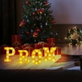 thumbnail image 1 of DRAFIDEEP 4Pcs Letter Modeling LED Letter Lights 15.8X14X2.8in for Party Atmosphere Enhancement, 1 of 8