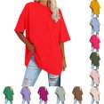 thumbnail image 1 of Women's Solid Color Sweetheart Bikini Set Stylish and Comfortable Two Piece Swimwear Women Compression Long Sleeve Shirt Womens Tennis Shirts Short Sleeve Athletic Shirts Women Loose Fit Workout, 1 of 5