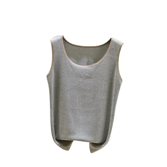 Women's Solid Color Tank Tops Elegant Going out Blouse Scoop Neck Dressy Casual Tops Vintage Summer Clothes for Teen Girls Sleeveless Patchwork Lace Loose Fit Flowy Tunic Tops Fashion Gray T Shirts L