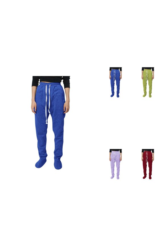 Women's Solid Color Thick Velvet Casual Pants with Elastic Waist – Autumn Winter Warm Leg Pants