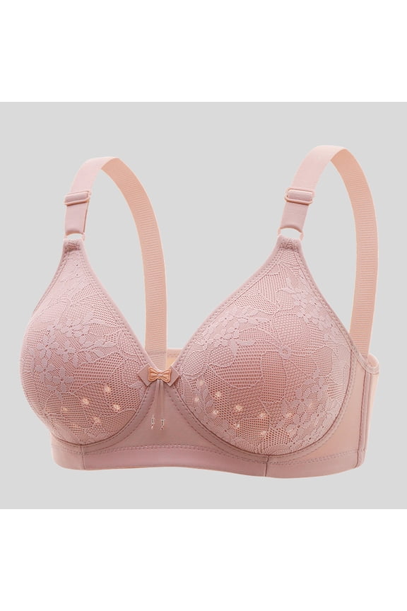 Women's Solid Color Thin Gathered Non Steel Ring Latex Hole Oversized Bra Apricot Tops for Women Long Camisole Flare 4x Womens Tops plus Size 3xl Womens Tops A Tops for Women Compression Women 6x Top