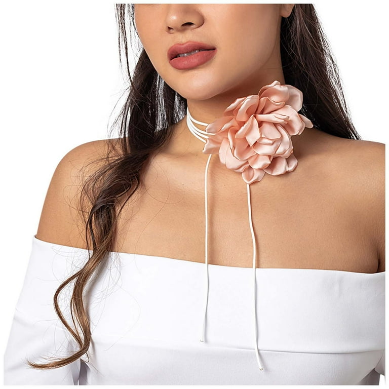 Solid choker necklace hot sale