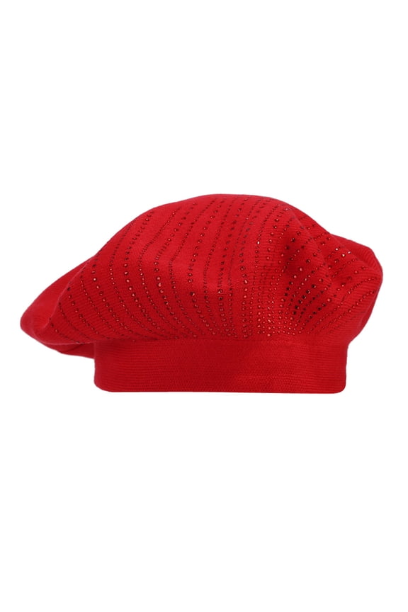 Women's Solid Color Vintage Knit Beret Fall/Winter Hot Drill Warm Wool Beret