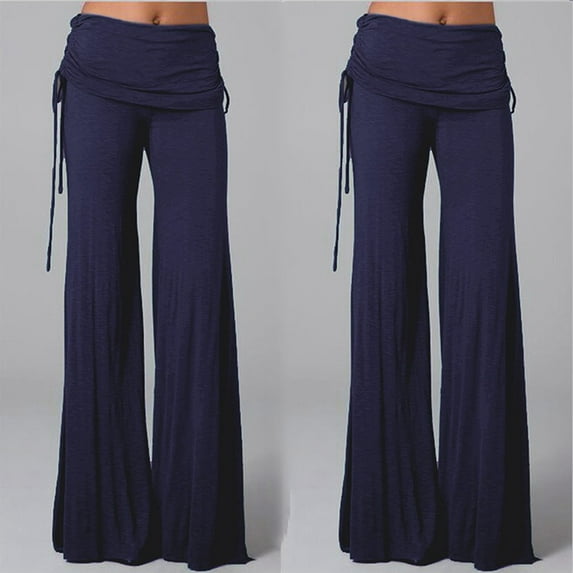 Women's Solid Color Wide Leg Athletic Pants With Belt Mid Rise Dance Trousers plus Size Yoga Pants for Women plus Size Yoga Pants with Pockets for Women Flare Yoga Pants for Women Pockets Olive Yoga