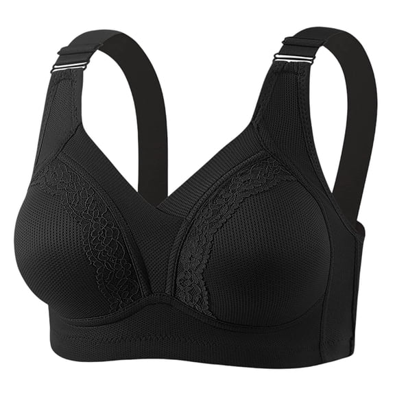 Women's Solid Color Wireless Front Zipper Back Gathered Sports Bra For Active Lifestyle And Comfort