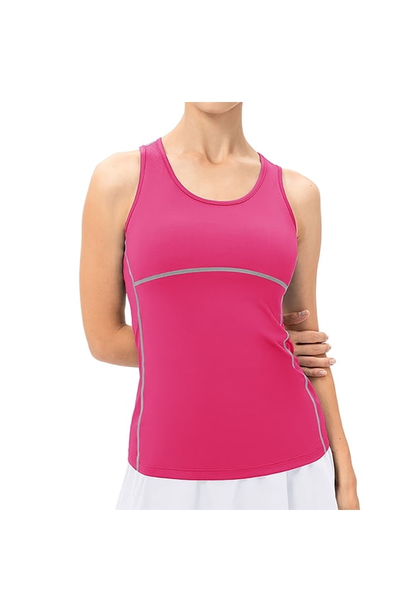 Women's Solid Color Yoga Vest Sports Quick Drying Vest