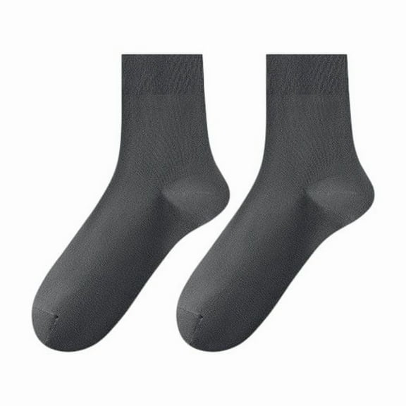 Women's Solid Crew Socks 2-Pack Soft Stretch Knit Comfortable Lightweight Everyday Fit