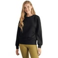thumbnail image 1 of Women’s Solid Crewneck Scuba Sweatshirt and Joggers Set, Black (Set), XL, 1 Set, 1 of 4
