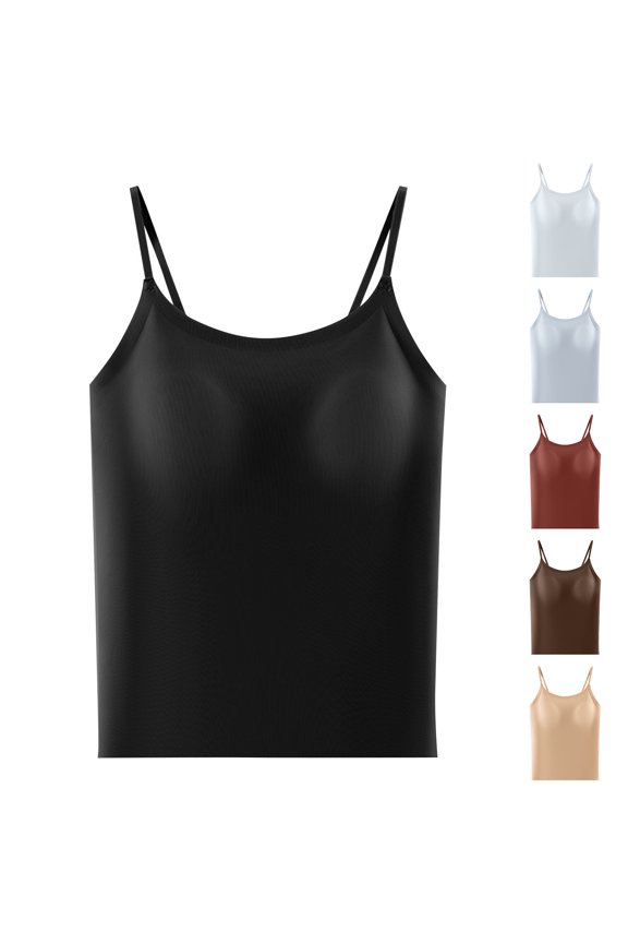 Women's Solid Cup Yoga Bra Bottom Shirt Seamless Sports Underwear Vest, Wireless Padded Fitness Bralette, High Elasticity Workout Tank Top, Breathable Gym Base Layer, Supportive Athletic Camisole