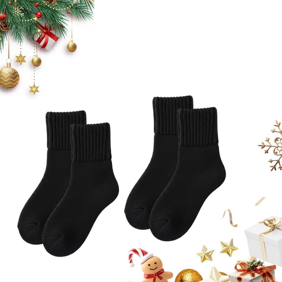 Women's Solid Mid Calf Socks, 2026 New Cozy Soft Comfy Warm Thick Cute Knit Crew Socks Multipack for Fall and Winter (Khaki 2Pcs)