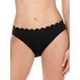 thumbnail image 1 of Women's Solid Pique Scalloped Swimsuit Bottom, 1 of 4