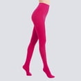 thumbnail image 1 of Women's Solid Soft Opaque Footed Tights Pantyhose, 1 of 4