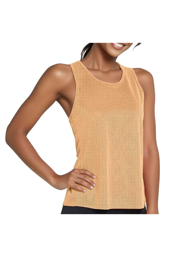 Women's Solid Sports Vest - Back Pleated Drawstring, Breathable Mesh, Yoga Top, L-Shaped Design, Round Neck, Summer Activewear - Polyester