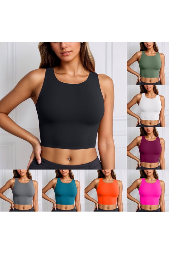Women's Solid Swimwear Tankini Top Swim Shirt For Beach Water Activities