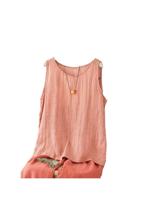 Women's Solid V-Neck Ribbed Tank Top Sleeveless Form Fitting Ruched Knit Top Casual Basic Cami for Spring Summer Daily Wear and Layering