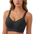 thumbnail image 1 of Women's Solid Wireless Bra Seamless Push Up Vest Bras Soft Comfort Full Coverage Smooth Everyday Bra, 1 of 5
