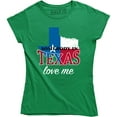 thumbnail image 1 of Women's Somebody In Texas Loves Me Texan Pride T-Shirt, 1 of 4