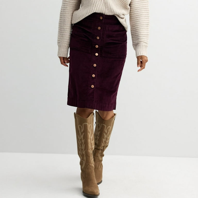 Corduroy skirt size 8 cheap
