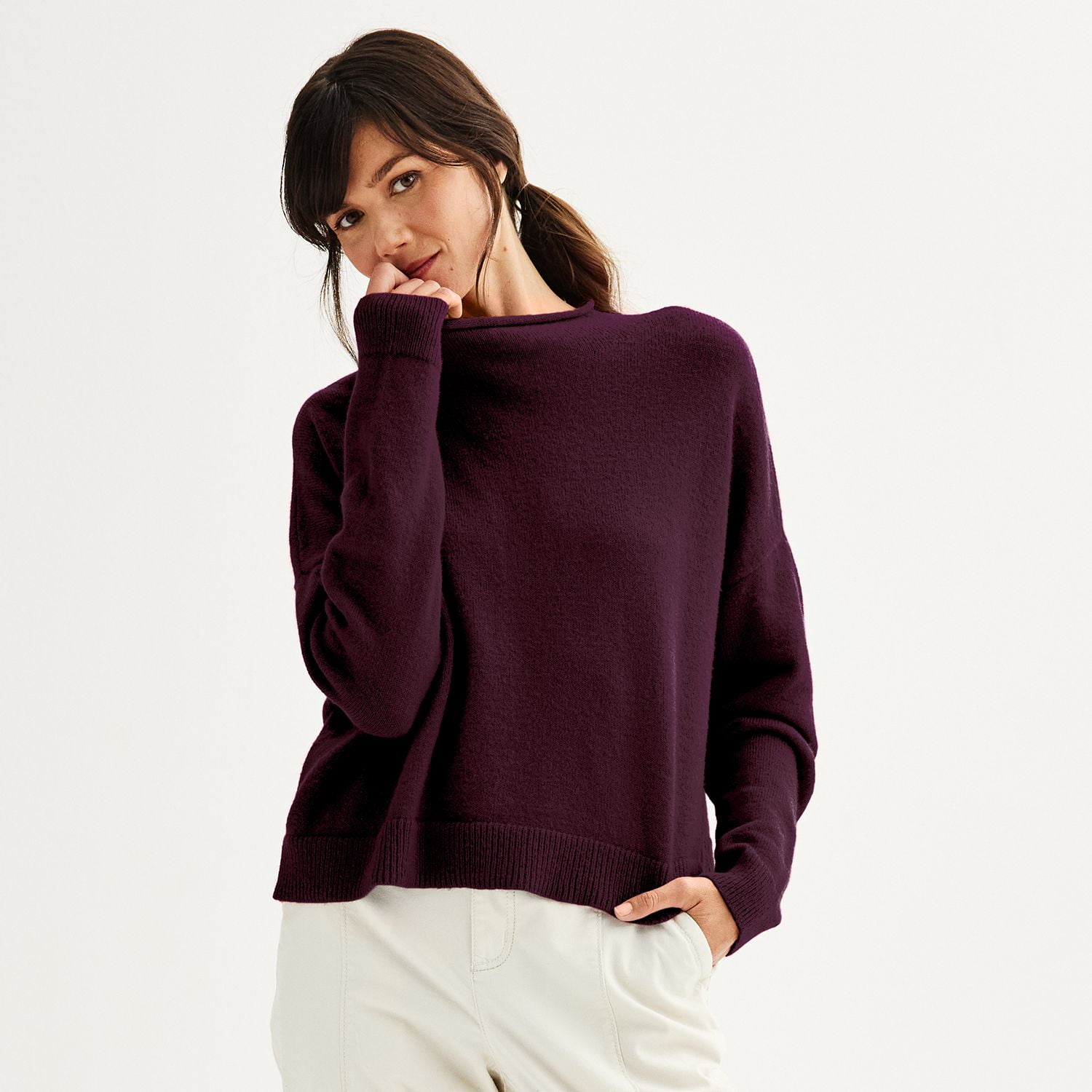 Women's Sonoma Goods For Life® Funnel Neck Sweater Color