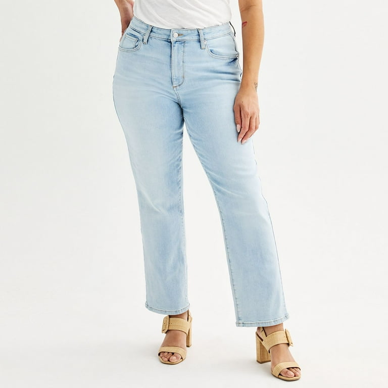 Curvy Fit Sonoma Curvy Bootcut Jeans Plus Size Women's Sonoma