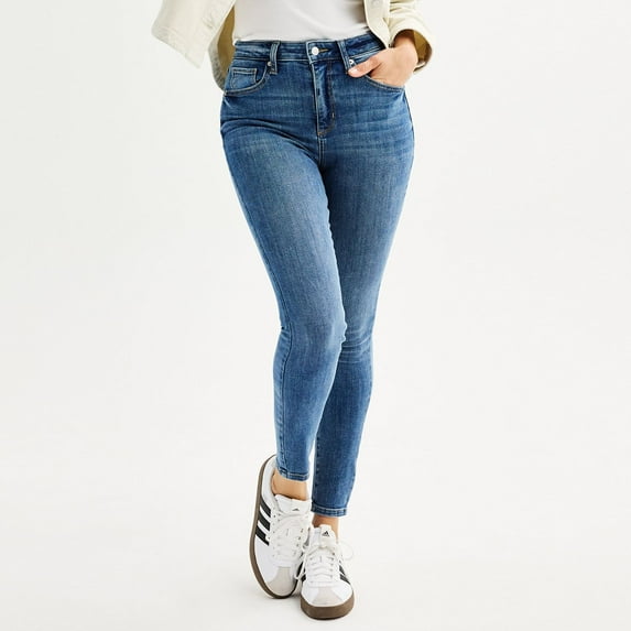 Women's Sonoma Goods For Life® High Rise Skinny Jeans Color: Medium Wash Size: 4 T/L