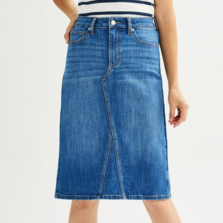 Jean skirt size 8 hot sale
