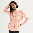 thumbnail image 1 of Women's Sonoma Goods For Life® Patch Pocket Utility Jacket Color: Lea Lavender Size: X SMALL, 1 of 4