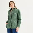 thumbnail image 1 of Women's Sonoma Goods For Life® Patch Pocket Utility Jacket Color: Manolo Olive Size: MEDIUM, 1 of 4