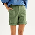 thumbnail image 1 of Women's Sonoma Goods For Life® Utility Bermuda Shorts Color: Manolo Olive Size: XX LARGE, 1 of 4