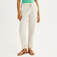thumbnail image 1 of Women's Sonoma Goods For Life® Zip Hem Core Utility Jogger Pants Color: Sand Trap Size: X SMALL, 1 of 4