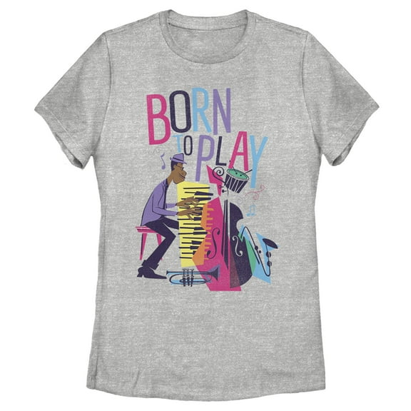 Women's Soul Born to Play Graphic Tee Athletic Heather Small