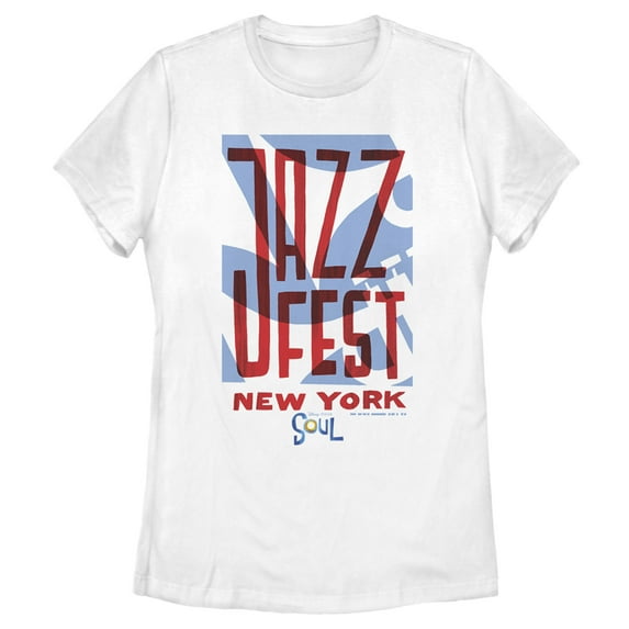 Women's Soul Jazz Fest in New York Graphic Tee White Small