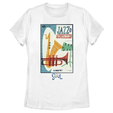 Women's Soul Jazz at the Philharmonic  Graphic Tee White Large