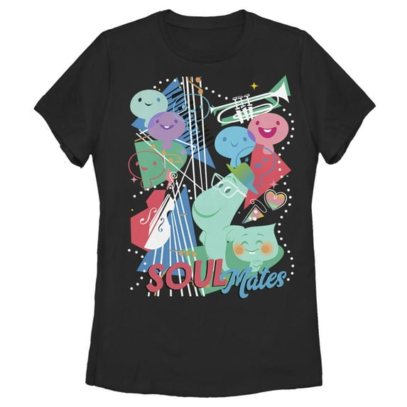 Women's Soul Jazzy Souls Graphic Tee Black Medium