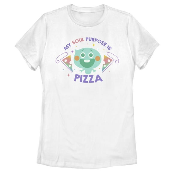 Women's Soul Pizza Purpose Graphic Tee White 2X Large